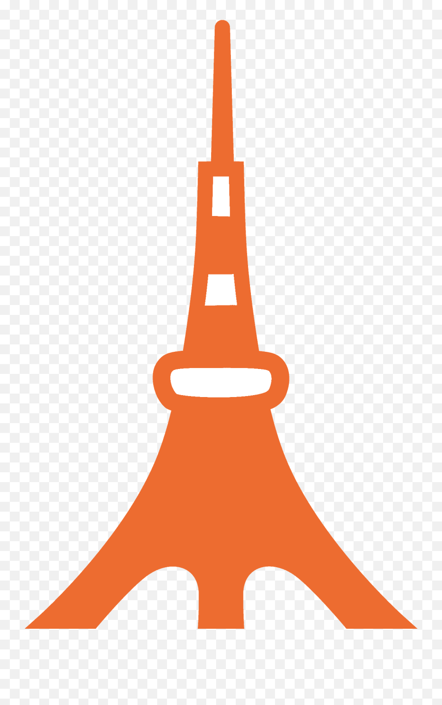 Tokyo Tower Emoji - Tokyo Tower Clipart,Tower Emoji