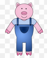 House Clipart Three Little Pig House - Clip Art Emoji,Pig Emoji Shirt