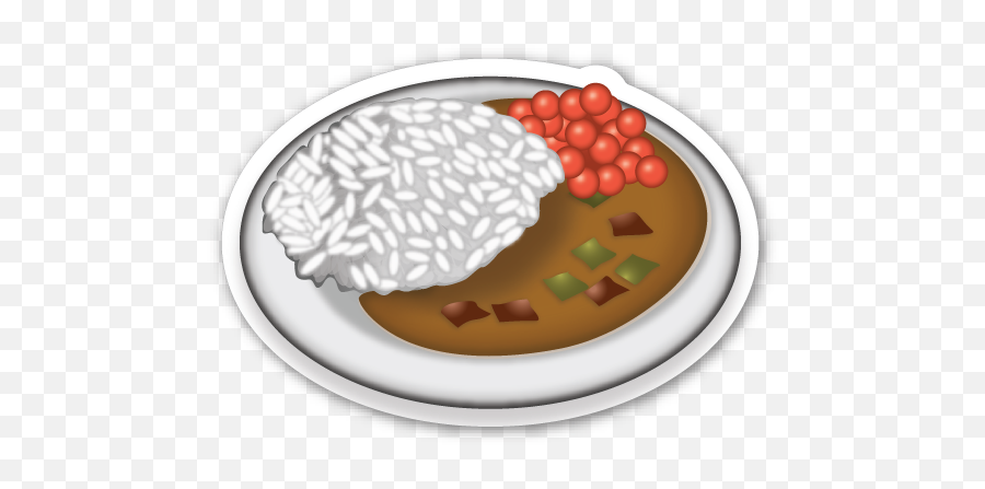 Curry And Rice - Curry And Rice Emoji,Rice Ball Emoji