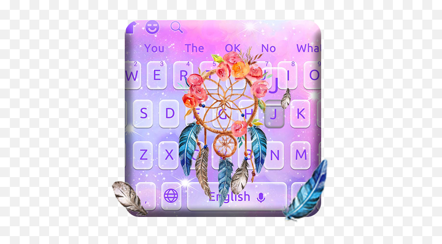 Dream Catcher Keyboard Theme - Girly Emoji,Awl Emoji
