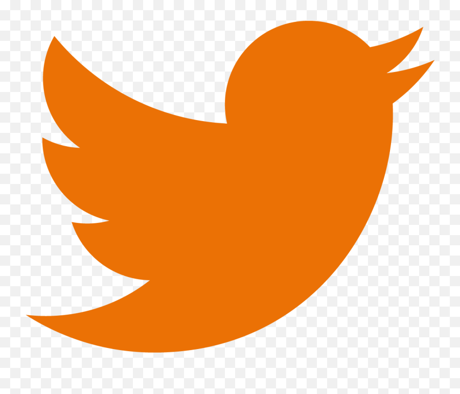 Twitter Logo Png Orange - Logo Twitter Emoji,Twitter Bird Emoji