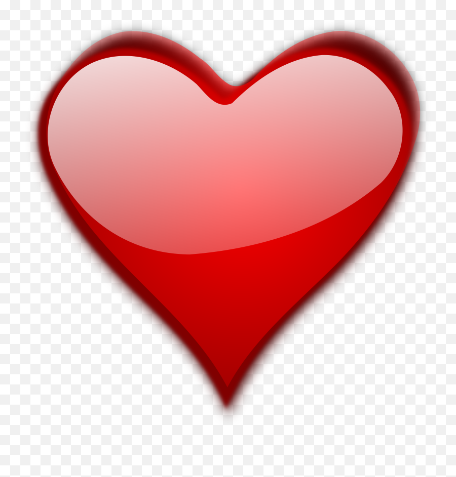 Heart Vector Free - Clipartsco Red Heart Transparent Background Png Emoji,Heart Emoji Vector