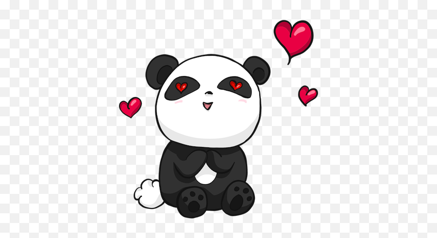 Panda Pal By Paragon Faire Inc - Girly Emoji,Emotions De Panda
