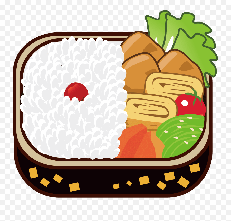 Bento Box Emoji Clipart,Bento Box Emoji