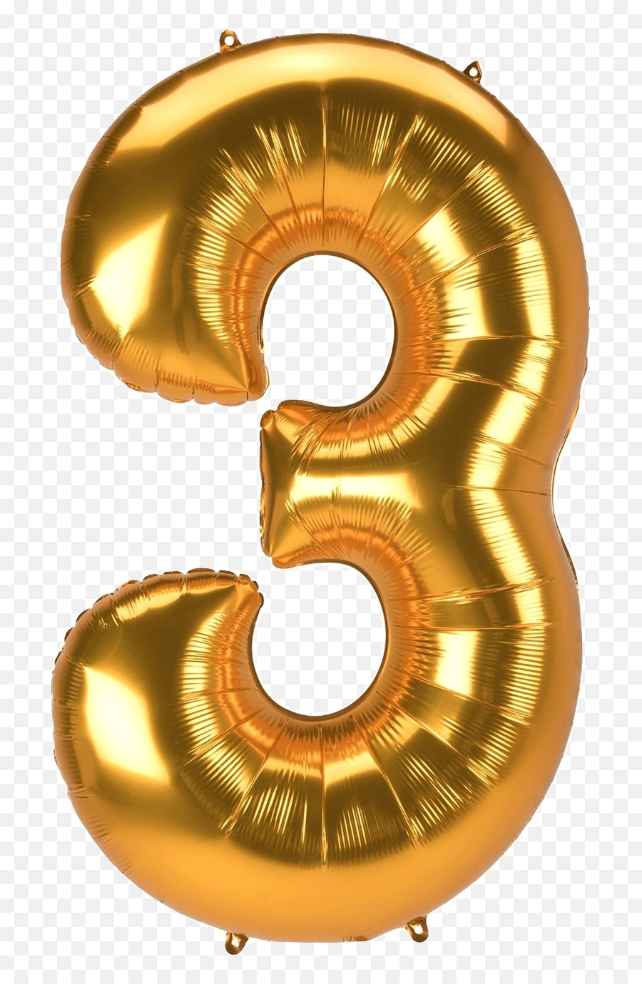 Jumbo Gold Number Balloons - 3 Years Ballon Emoji,Emoji Balloons Wholesale