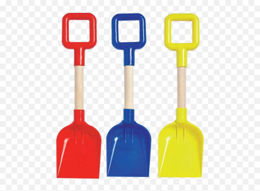 Spade - Sand Spade Wooden Shaft 36cm Assorted Colours Snow Shovel Emoji,Is There A Shovel Emoji