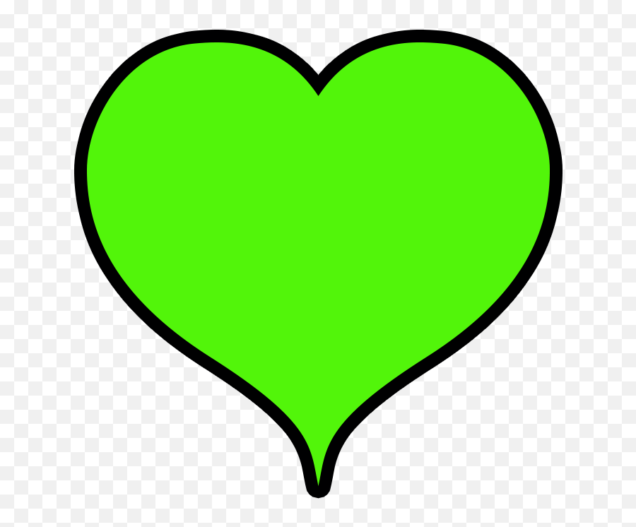 Heart - Green Screen Heart Outline Emoji,Colored Heart Emoji