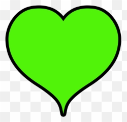 Heart - Green Screen Heart Outline Emoji,Colored Heart Emoji