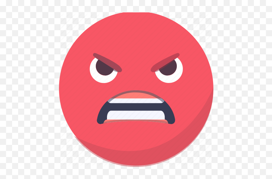 Svg Angry Emoji Emoticon Expressions Smiley Icon - Download On Iconfinder Cloche,Angry Emoji Icon