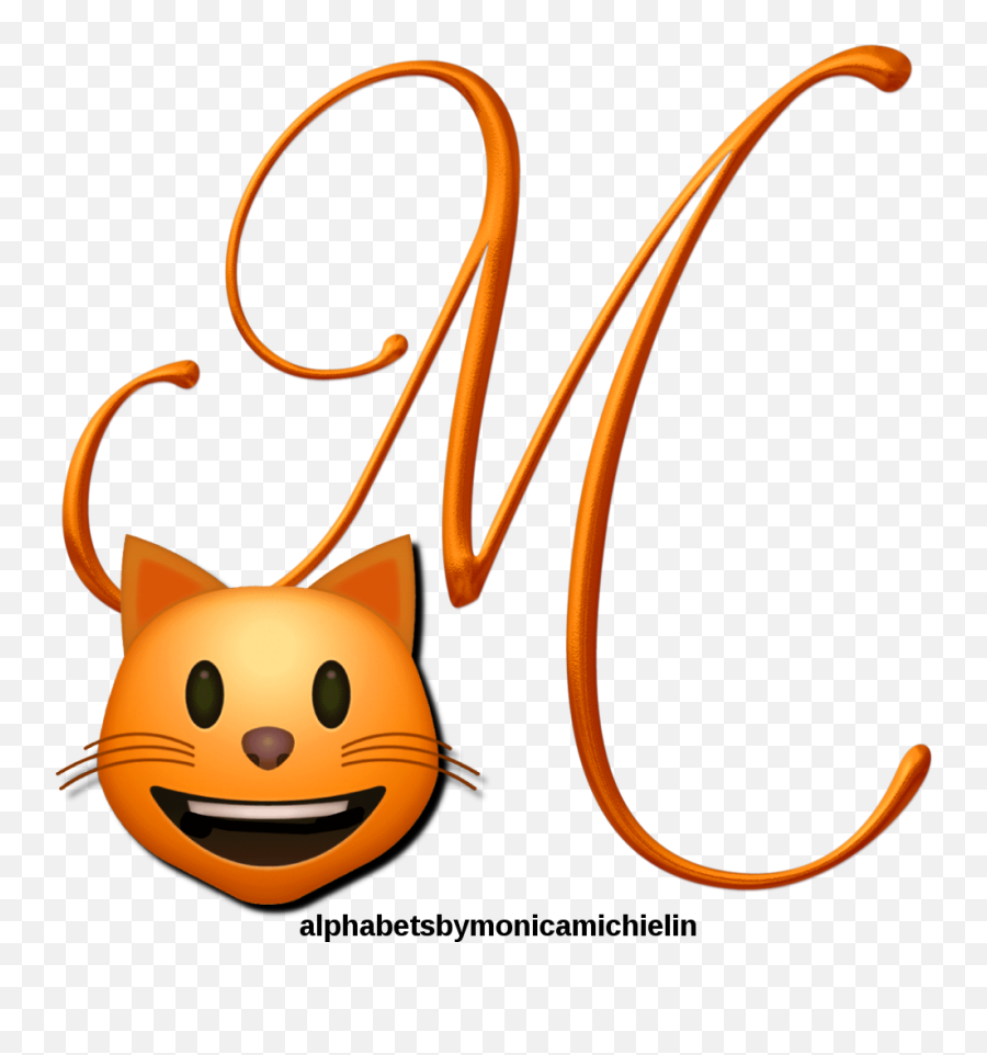 Cat Emoticon Emoji Alphabet Png - Happy,Marie The Cat Emoji