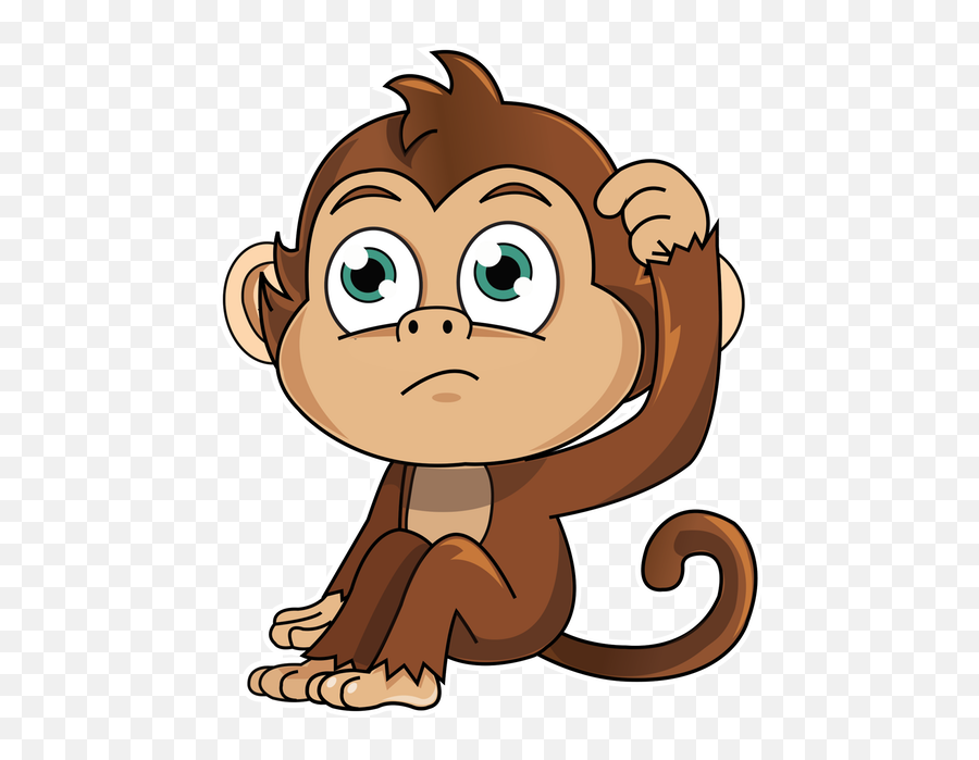 Cute Monkey Stickers Messages Sticker - Cute Monkey Stickers Emoji,Tumblr Png Monkey Emojis
