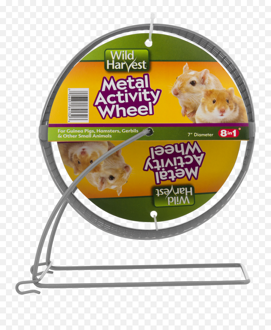 Wild Harvest 7 Metal Activity Wheel For Small Animals 1 - Count Small Animal Food Emoji,Gerbil Tail Emotions