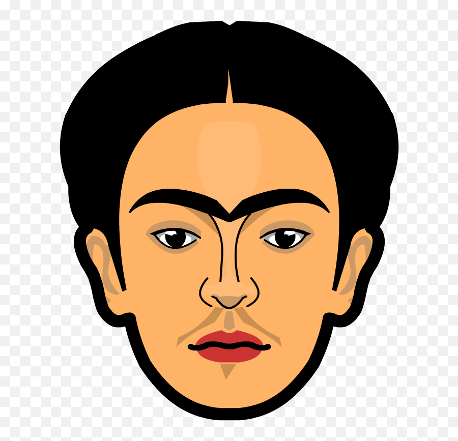 Frida Kahlo Icon - Frida Face Png Emoji,Frida Khalo Emoji