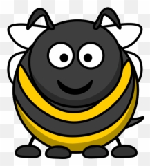 Bumble Bee Clip Art At Clkercom - Vector Clip Art Online Cartoon Animal Bee Clipart Emoji,Emoticon Small Gray