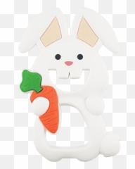 Baby Teething Carrot And Bunny - Happy Emoji,Bunny Emoji Iphone X Case