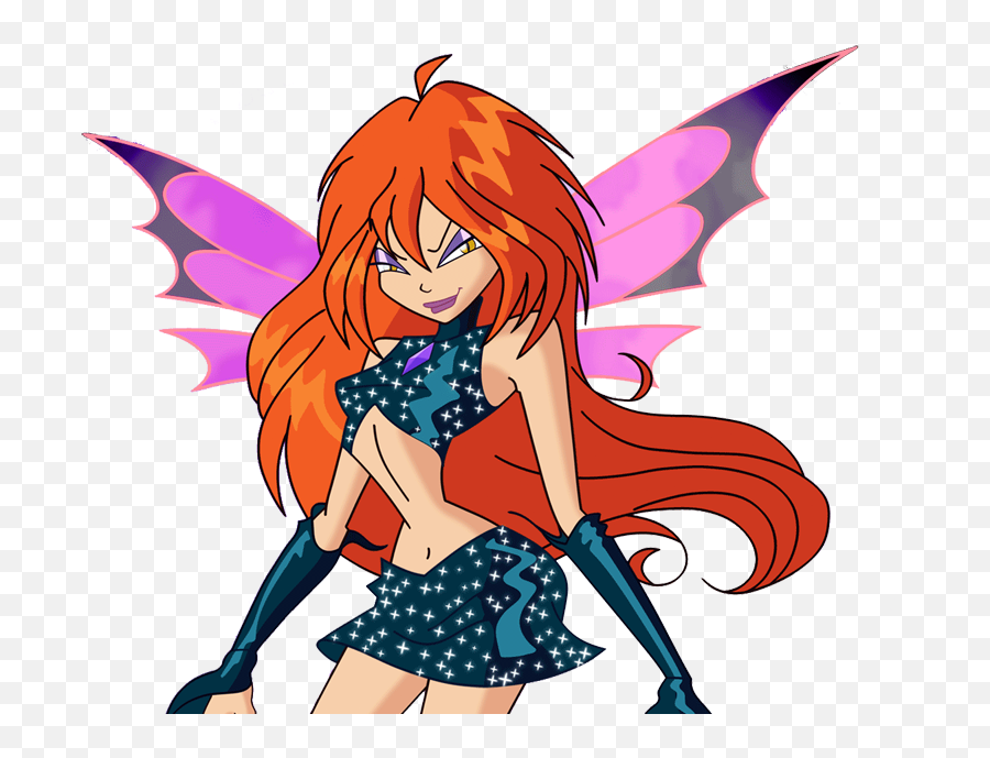 Winx - Fairies Outfits Season 2 Dark Winx Winx Bloom Dark Outfit Emoji,Winx Club Told By Emojis