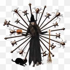 Halloween Witches 2015 - Fiction Emoji,Emoticon Witch And Cauldron Gif
