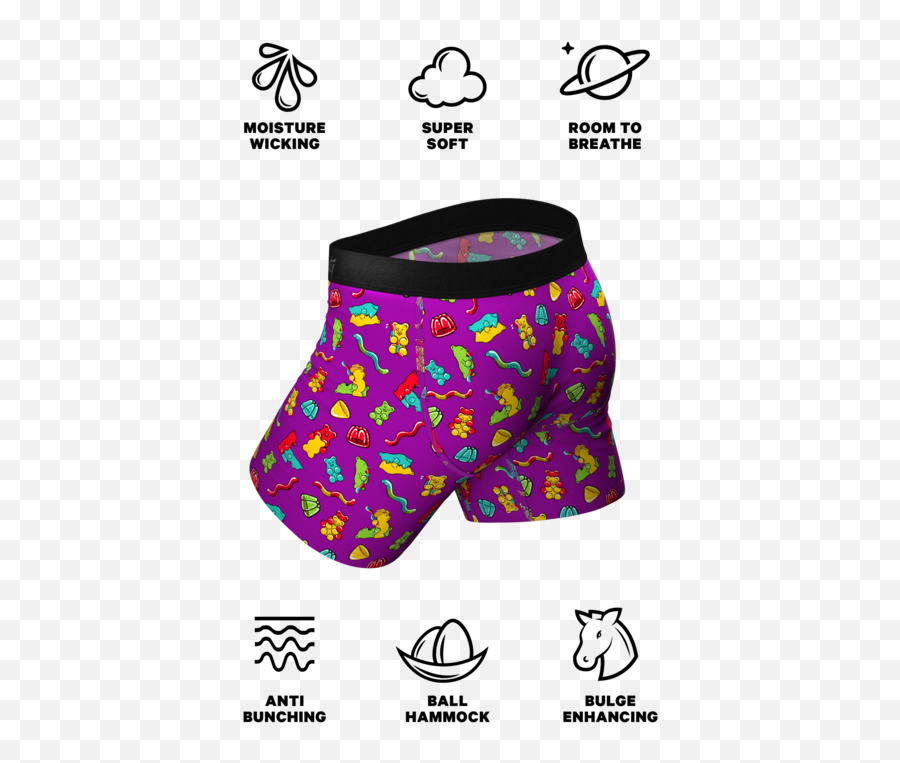 Gummy Bear Couples Underwear Pack - Joe Biden Boxers Emoji,Gummi Bear Emoji