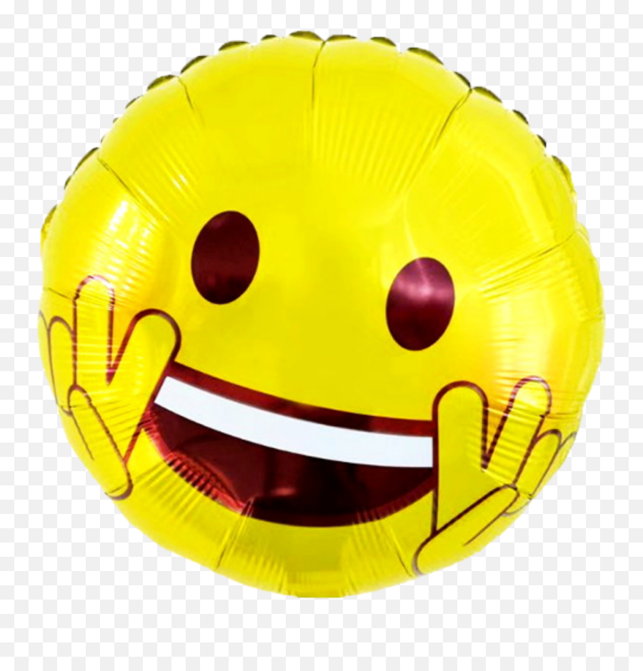 Peace Emoji Balloon - Wide Grin,Emoticon Of Peace Out