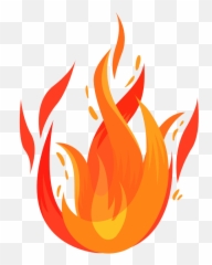 Fire Clipart Transparent Background - Cartoon Fire Flame Png Emoji,Black Flame Emoji