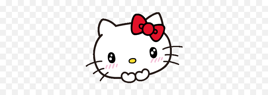 Top Animated Manga Boom Kitty Stickers For Android U0026 Ios - Love You Hello Kitty Emoji,Kitty Emoji