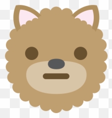 Free Emoji Dog Face Neutral Png With - Happy,911 Emoji