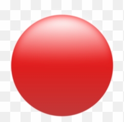 Simple Glossy Circle Button Red Clipart I2clipart - Red 3d Circle Png Emoji,Like Botton Emoji