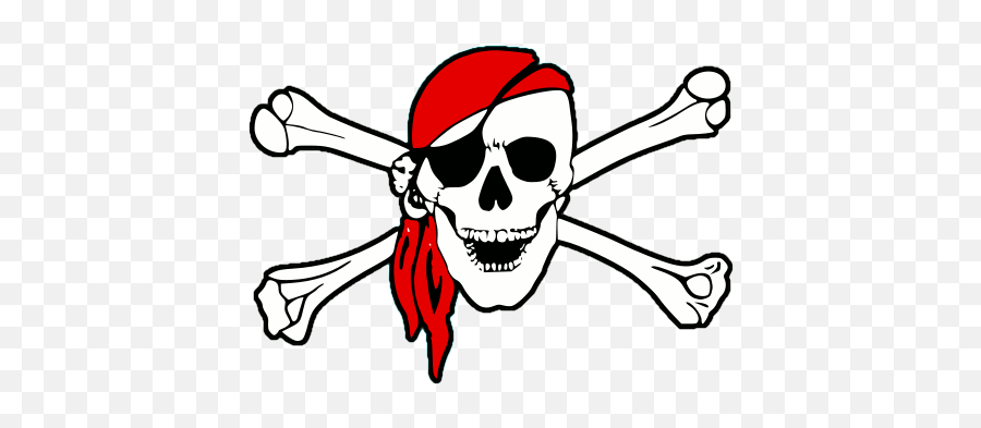 Pirate Flag Vector - Clipart Best Skull And Crossbones Pirate Emoji,Pirate Emoticon Clipart Black And White