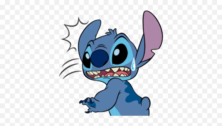 Stitch - Blue Aesthetic Cartoon Png Emoji,Disney Emojis Stitch