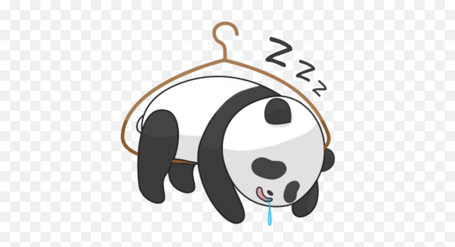 Giant Panda Stickers - Live Wa Stickers Dot Emoji,Cuddling Emoticons Gif