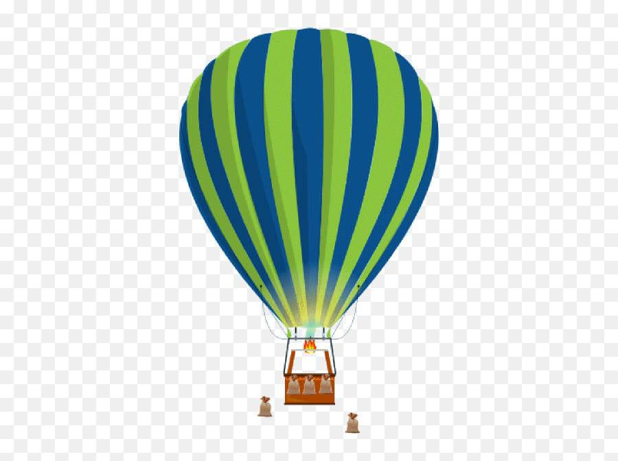 Hot Air Balloon - Hot Air Balloon Sand Bag Png Emoji,Commercial Hot Air Balloon Emoticon Add To My Pjone