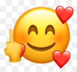 Fuck Emojiiphone Emoji Sticker By - Happy,(:f) Emoticon