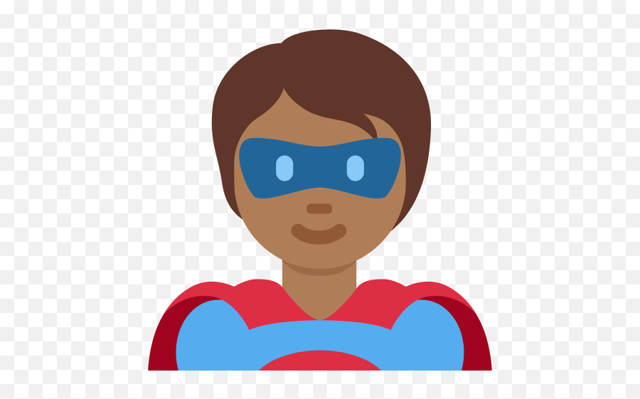 Superhero Medium - Dark Skin Tone Emoji Captain America Superhero Emoji,Superman Emoji