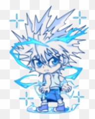 Hxh Killua Godspeed Chibi Sticker By Emoji,Hxh Emojis