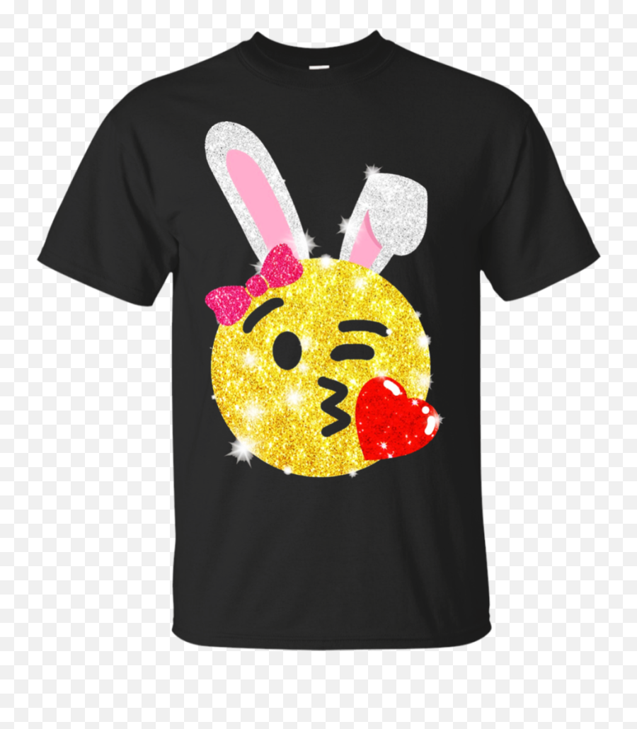 Easter Bunny Emoji T Shirts Cute Emoji - Wuhan Wild Wings T Shirt,Bunny Emoji