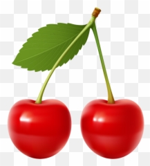 Cherries Transparent Clip Art Image In - Cherry Png Emoji,Cherry Cherry Cherry Emoji