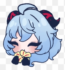 Mouse Cursors Of Zhongli And Ganyu - Hoyoverse Player Community Emoji,Mouse Cursor Emoji