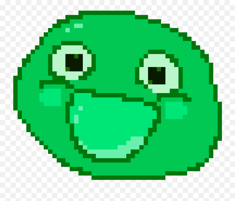 Pixilart - Green Slime By Krazyguy Emoji,Environment Friendly Emoji