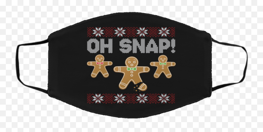 Gingerbread Oh Snap Ugly Christmas Face - Hallmark Emoji,Oh Snap Emoji