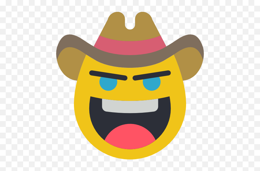 Cowboy - Happy Emoji,Cowboy Emoticons