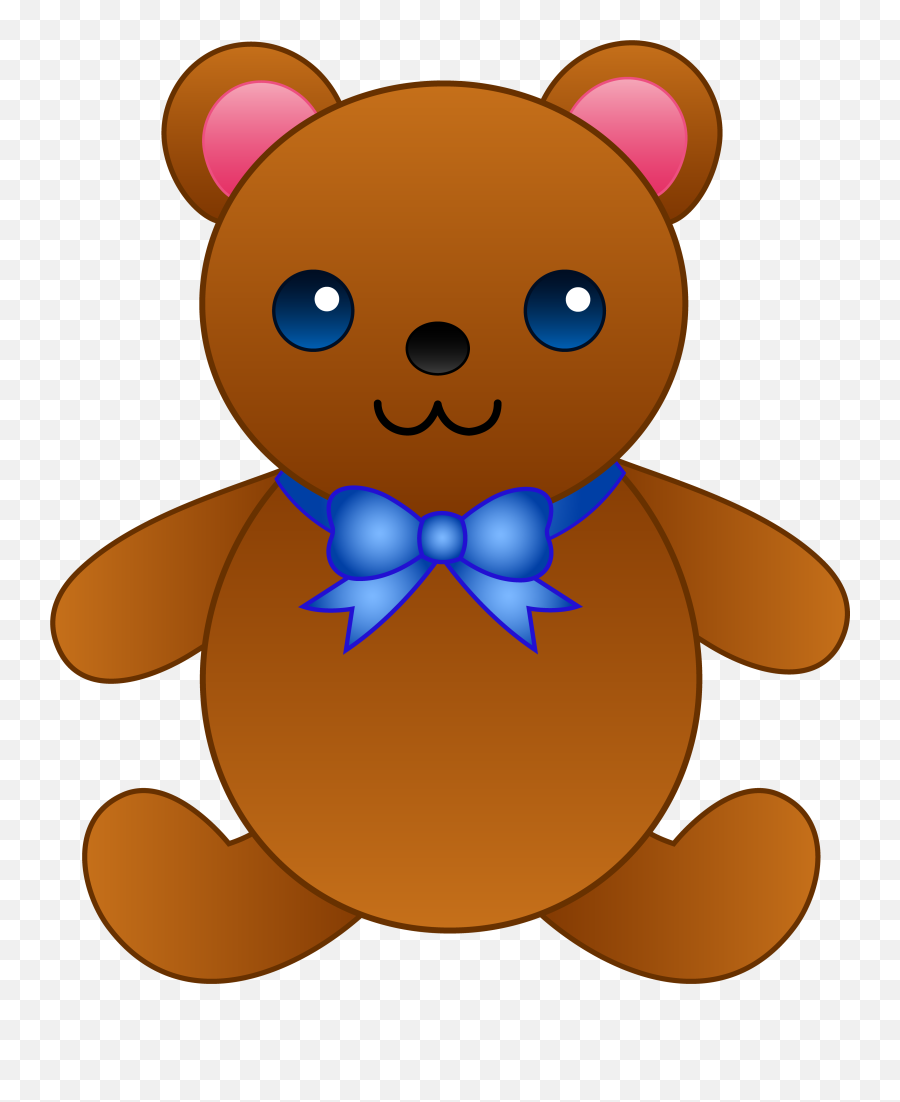 New Teddy Bear Clipart - Clip Art Cute Teddy Bear Cartoon Emoji,Cute Bear Emoticons