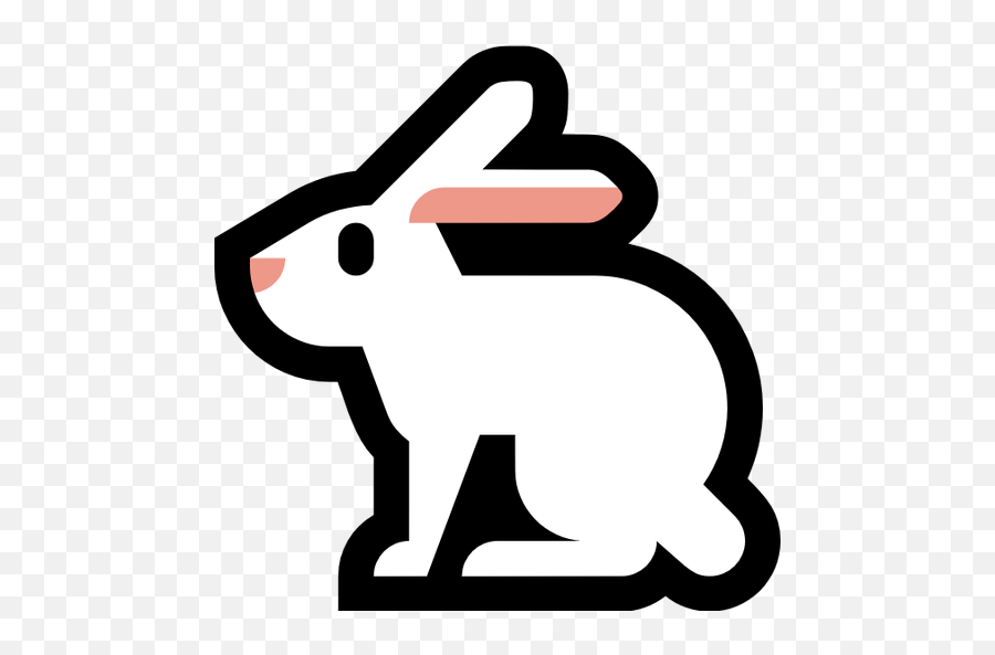 Windows Rabbit - Microsoft Rabbit Emoji,Rabbit Emoji