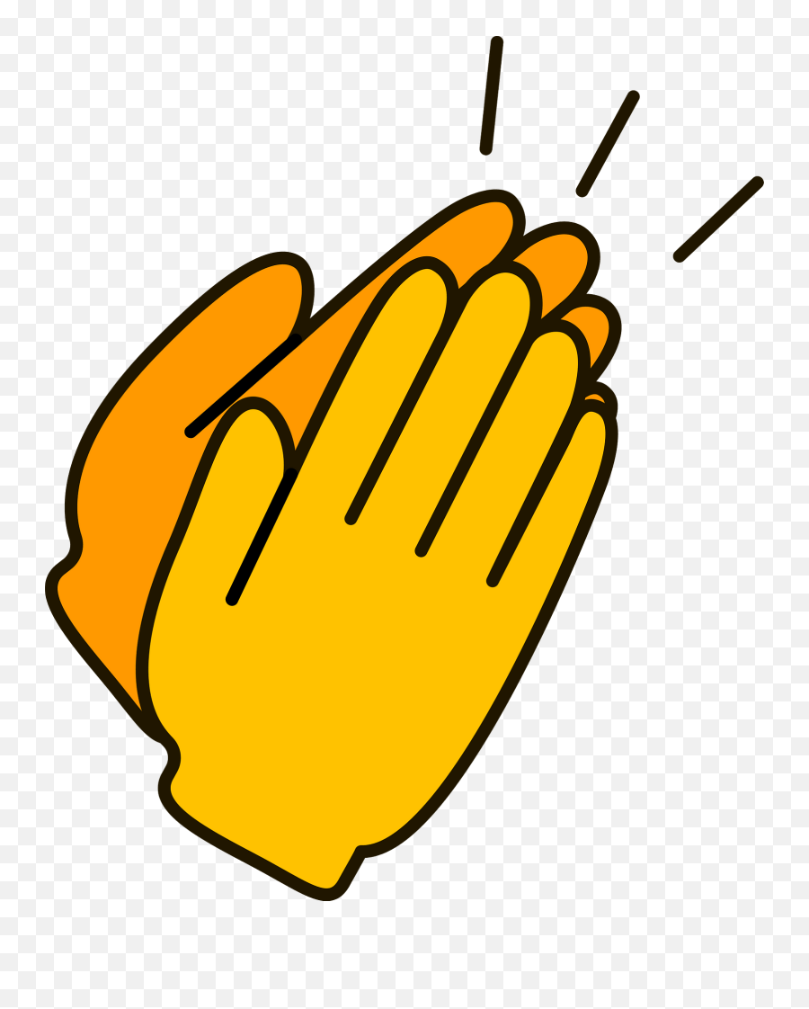 Clapping Hands Clipart Free Download Transparent Png - Language Emoji,Hand Clap Emoji