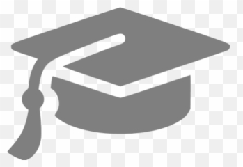 Gray Graduation Cap Icon - Graduation Cap Icon Png Emoji,Graduate Emoticon