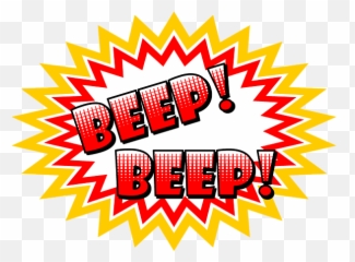 Beep Beep Onomatopoeia Used In Comic Culture Spiral Notebook - Beep Onomatopoeia Emoji,Blam Emoticon