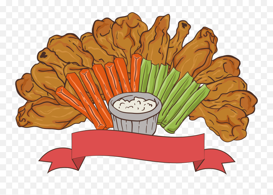 Clipart Chicken Veggy Clipart Chicken - Chicken Wings Png Vector Emoji,Chicken Wing Emoji