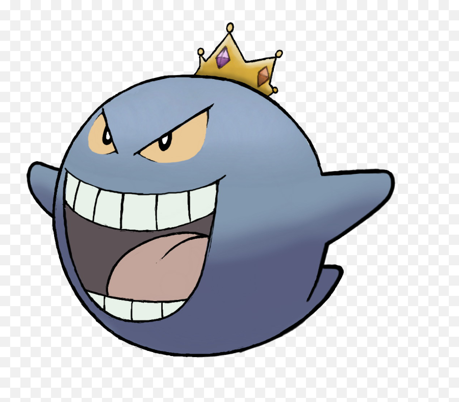 Mario Kart Double Dash King Boo Boos Gengar - Mario Png Boo Mario Kart Gengar Emoji,Super Mario Boo Emoticon