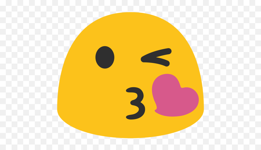 Emoji U1f618 - Android Kissy Face Emoji,18 Emoji
