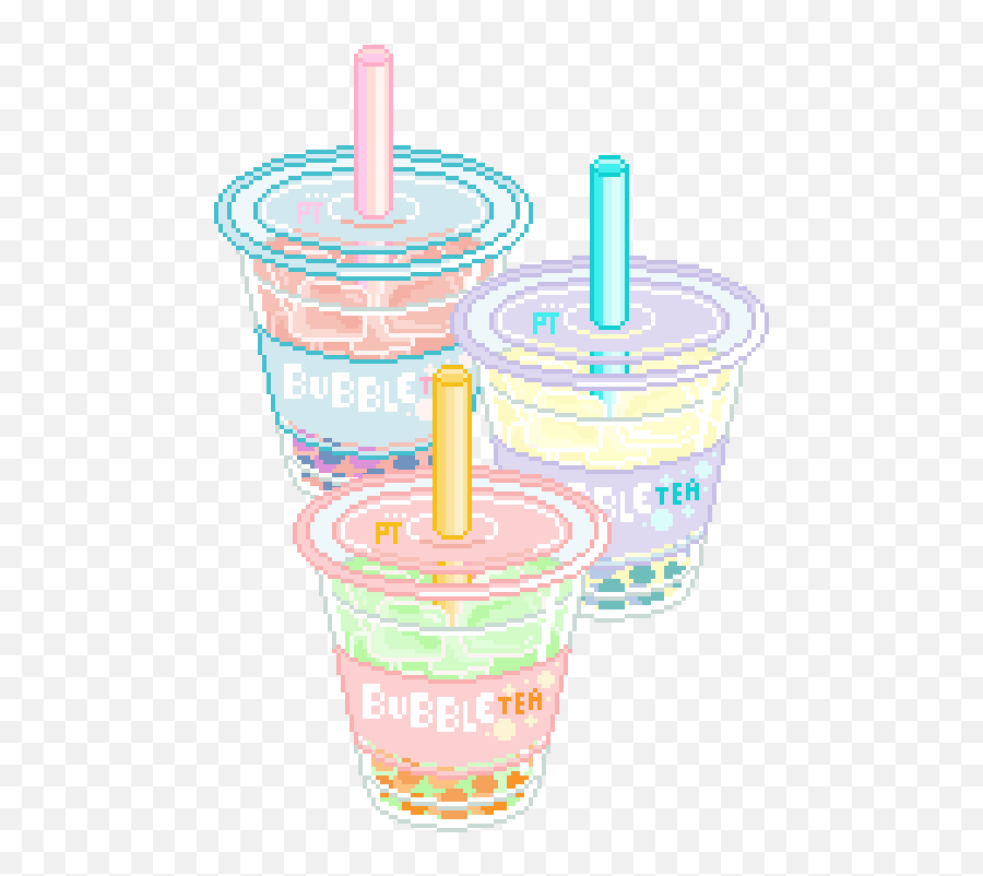 230 Pixel Things Ideas Pixel Pixel Art Pixel Art Food - Bubble Tea Pixel Art Png Emoji,29 Easy Pixelated Emojis