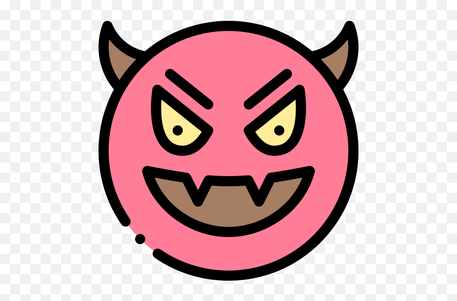 Devil - Free Smileys Icons Personajes De Geometry Dash Emoji,How To Create A Devil Emoticon